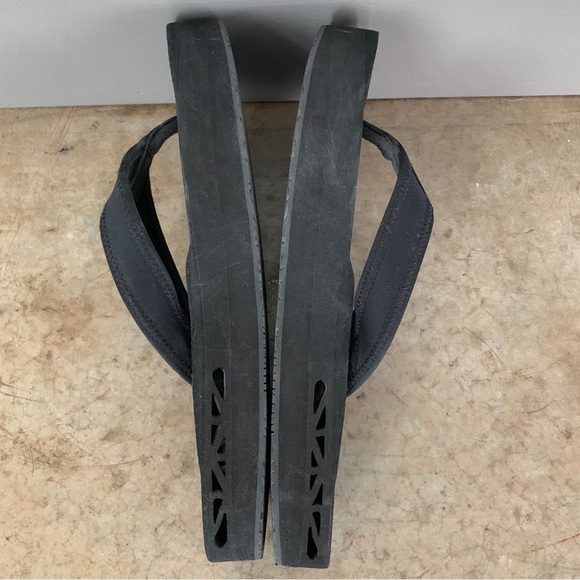 The Healing Sole Black Flip Flops Size M 11.5/W 13 - Picture 9 of 10